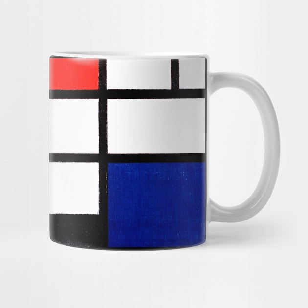 Mondrian Composition with Red, Yellow, Blue, and Black by Brasilia Catholic